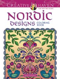Book Cover for Creative Haven Nordic Designs Collection Coloring Book by Dover