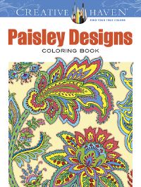 Book Cover for Creative Haven Paisley Designs Collection Coloring Book by Dover