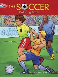 Book Cover for Soccer Coloring Book by Arkady Roytman
