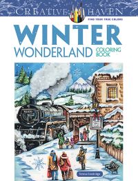Book Cover for Creative Haven Winter Wonderland Coloring Book by Teresa Goodridge