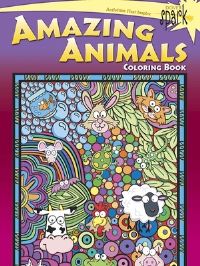 Book Cover for SPARK -- Amazing Animals Coloring Book by Susan ShawRussell