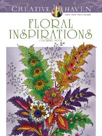 Book Cover for Creative Haven Floral Inspirations Coloring Book by F Heald