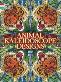 Book Cover for Animal Kaleidoscope Designs Coloring Book by Jeremy Elder