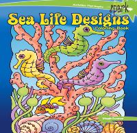 Book Cover for SPARK Sea Life Designs Coloring Book by Maggie Swanson