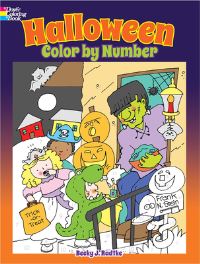 Book Cover for Halloween Color by Number by Becky J Radtke