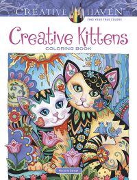 Book Cover for Creative Haven Creative Kittens Coloring Book by Marjorie Sarnat