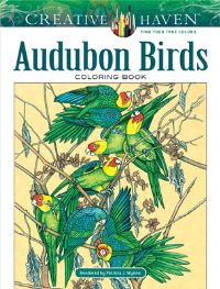 Book Cover for Creative Haven Audubon Birds Coloring Book by Patricia J Wynne