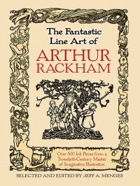 Book Cover for The Fantastic Line Art of Arthur Rackham by Arthur Rackham, Jeff A Menges