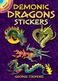 Book Cover for Demonic Dragons Stickers by George Toufexis