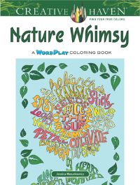 Book Cover for Creative Haven Nature Whimsy Coloring Book by Jessica Mazurkiewicz