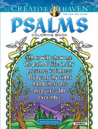 Book Cover for Creative Haven Psalms Coloring Book by Jessica Mazurkiewicz