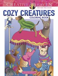 Book Cover for Creative Haven Cozy Creatures Coloring Book by Jessica Mazurkiewicz