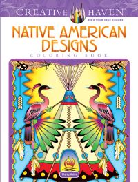 Book Cover for Creative Haven Native American Designs Coloring Book by Marty Noble