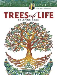 Book Cover for Creative Haven Trees of Life Coloring Book by Cari Buziak