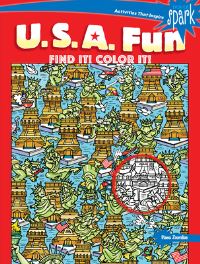 Book Cover for SPARK U.S.A. Fun Find It! Color It! by Diana Zourelias