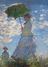 Book Cover for Woman With a Parasol Notebook by Claude Monet