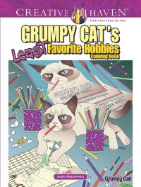 Book Cover for Creative Haven Grumpy Cat's Least Favorite Hobbies by Jessica Mazurkiewicz