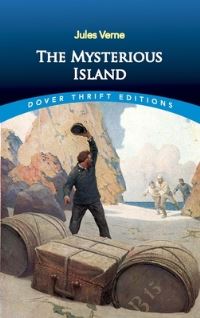 Book Cover for The Mysterious Island by Jules Verne