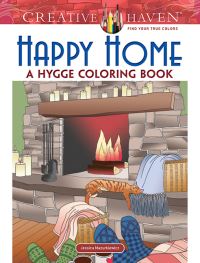 Book Cover for Creative Haven Happy Home by Jessica Mazurkiewicz