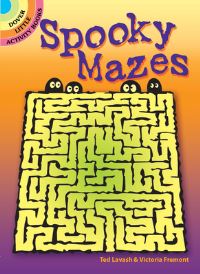 Book Cover for Spooky Mazes by Ted Lavash