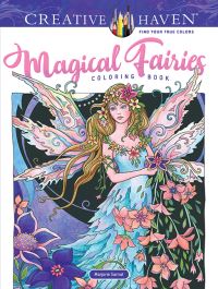 Book Cover for Creative Haven Magical Fairies Coloring Book by Marjorie Sarnat