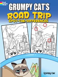 Book Cover for Grumpy Cat's Road Trip Spot-the-Differences by John Kurtz