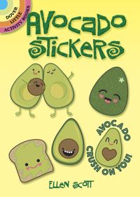 Book Cover for Avocado Stickers by Ellen Scott