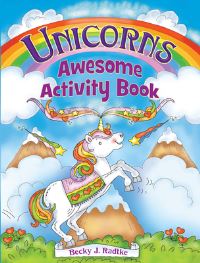 Book Cover for Unicorns Awesome Activity Book by Becky J Radtke