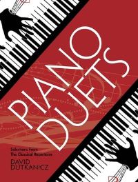 Book Cover for Piano Duets by David Dutkanicz