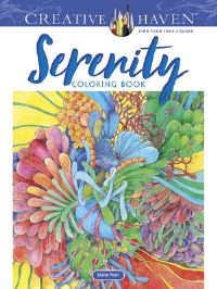 Book Cover for Creative Haven Serenity Coloring Book by Diane Pearl