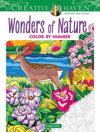 Book Cover for Creative Haven Wonders of Nature Color by Number by George Toufexis