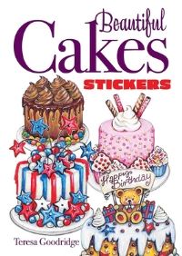 Book Cover for Beautiful Cakes Stickers by Teresa Goodridge