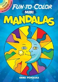 Book Cover for Fun-to-Color Mini Mandalas by Anna Pomaska
