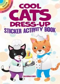 Book Cover for Cool Cats Dress-Up Sticker Activity Book by Fran NewmanDAmico