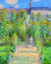 Book Cover for The Artist's Garden at Vétheuil Notebook by Claude Monet