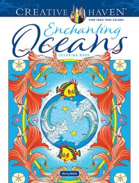 Book Cover for Creative Haven Enchanting Oceans Coloring Book by Marty Noble