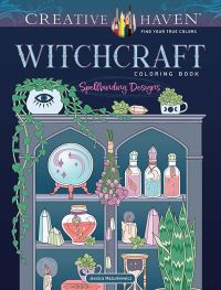 Book Cover for Creative Haven Witchcraft Coloring Book by Jessica Mazurkiewicz