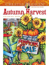 Book Cover for Creative Haven Autumn Harvest Coloring Book by Teresa Goodridge