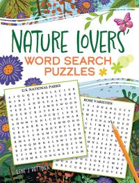 Book Cover for Nature Lovers' Word Search Puzzles by Ilene Rattine