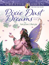Book Cover for Creative Haven Pixie Dust Dreams Coloring Book by Paule Ledesma