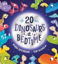 Book Cover for Twenty Dinosaurs at Bedtime by Mark Sperring