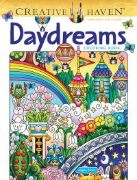 Book Cover for Creative Haven Daydreams Coloring Book by Angela Porter
