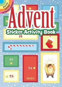 Book Cover for Advent Sticker Activity Book by John Kurtz