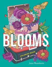 Book Cover for Beautiful Blooms Coloring Book by Jessica Mazurkiewicz