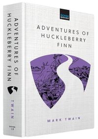 Book Cover for Adventures of Huckleberry Finn by Mark Twain