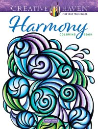 Book Cover for Creative Haven Harmony Coloring Book by Miryam Adatto