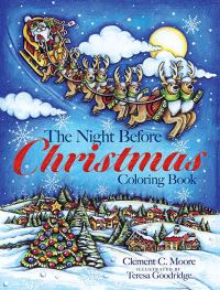 Book Cover for The Night Before Christmas Coloring Book by Clement C Moore