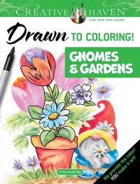 Book Cover for Creative Haven Drawn to Coloring! by Teresa Goodridge