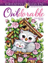 Book Cover for Creative Haven Owldorable Coloring Book by Teresa Goodridge