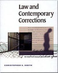 Book Cover for Law and Contemporary Corrections by Christopher Smith